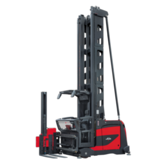 Das Schmalgang-Kombifahrzeug K von Linde Material Handling Das Schmalgang-Kombifahrzeug K von Linde Material Handling