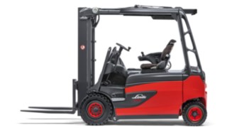 Der Elektrostapler E20 – E35 R von Linde. Der Elektrostapler E20 – E35 R von Linde.