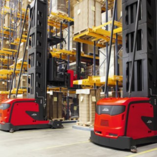 Linde K Schmalganggerät im Schmalganglager