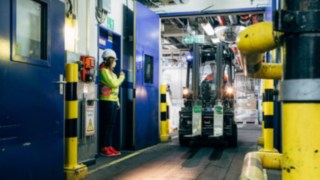 Ex-Schutz-Stapler bei BASF im Einsatz 