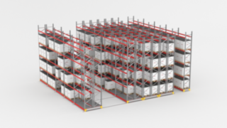 Palettenverschieberegal