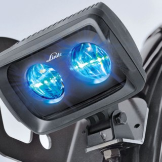 Linde BlueSpot mit blauem Licht