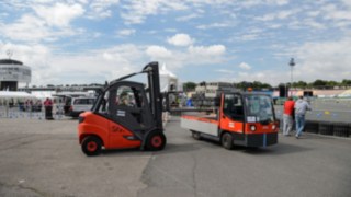 Mal schnell einen Stapler mieten? Kein Problem mit dem Mietservice von Linde Mietstapler von Linde im Einsatz