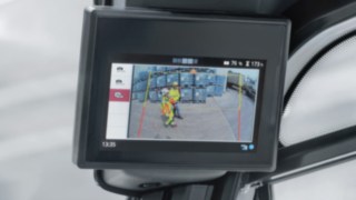 Die Reverse Assist Camera von Linde hilft dabei Unfälle mit Personenschäden zu vermeiden