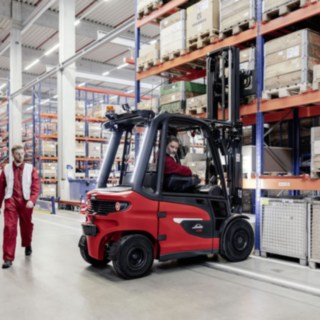 Linde Motion Detection ist für Gegengewichtsstapler konzipiert und kann auch bei bestehenden Flotten nachgerüstet werden. Linde Motion Detection im Einsatz
