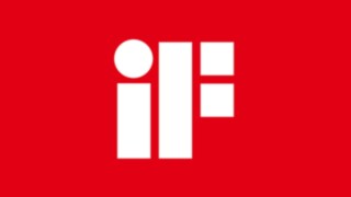 Linde-Fahrzeuge punkten beim iF Award in der Kategorie „Produktdesign“ mit Faktoren wie Attraktivität, Sicherheit, Ergonomie und Innovation. Logo des iF Produkt Design Awards