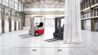 Entwicklung des Elektrostaplers von Linde Material Handling