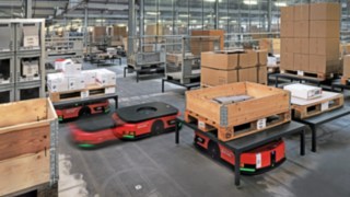 AMR Linde C-MATIC im Einsatz bei ABS Safety