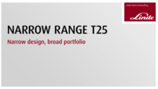 Vorstellung der neuen Narrow Range T25 AP von Linde Material Handling auf der LogiMAT 2019 Vorstellung der neuen Narrow Range T25 AP von Linde Material Handling auf der LogiMAT 2019