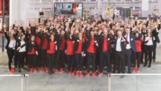 Das Team von Linde Material Handling auf der LogiMAT 2019 Das Team von Linde Material Handling auf der LogiMAT 2019