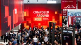 Keyvisual Linde MH auf der Logimat 2026