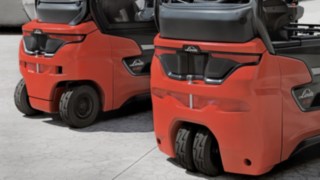 Zur individuellen Konfiguration stehen verschiedene Lenkachs-Varianten stehen zur Auswahl. Lenkachsen von Linde Fahrzeugen im Detail.