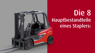 Videovorschau: Aufbau eines Gabelstaplers erklärt am Beispiel eines Linde Flurförderzeugs.