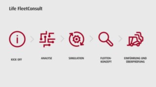 Life FleetConsult von Linde Chart zum Ablauf von Life Fleet Consult