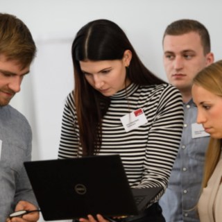 Teilnehmer bei der Linde Think Box