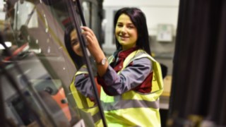 Gabriele Karft Auszubildende bei Linde